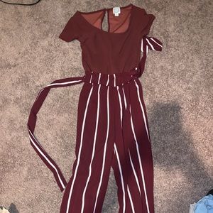 Short sleeve jumpsuit